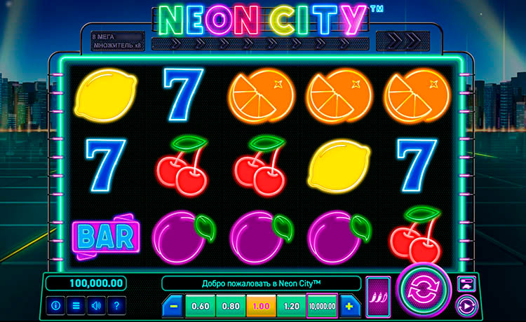 Видеослот Neon City