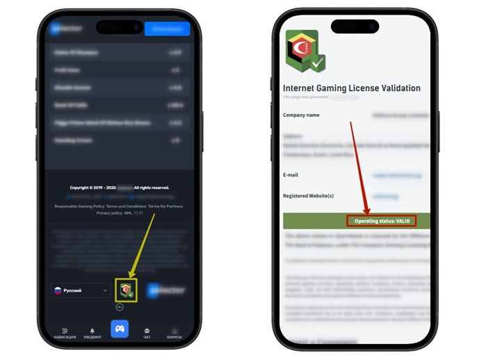 Ссылка на сайт регулятора