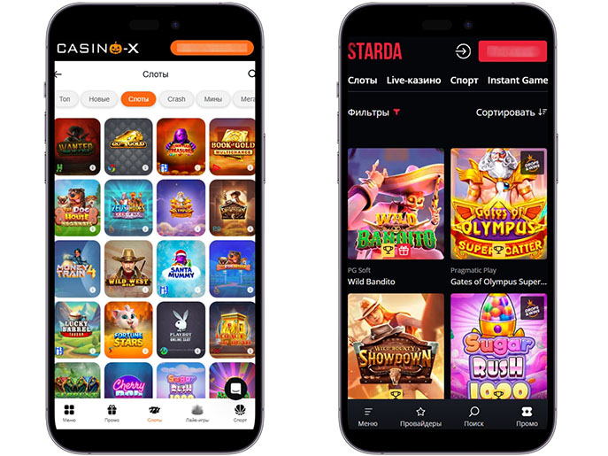 Игры в мобильном казино