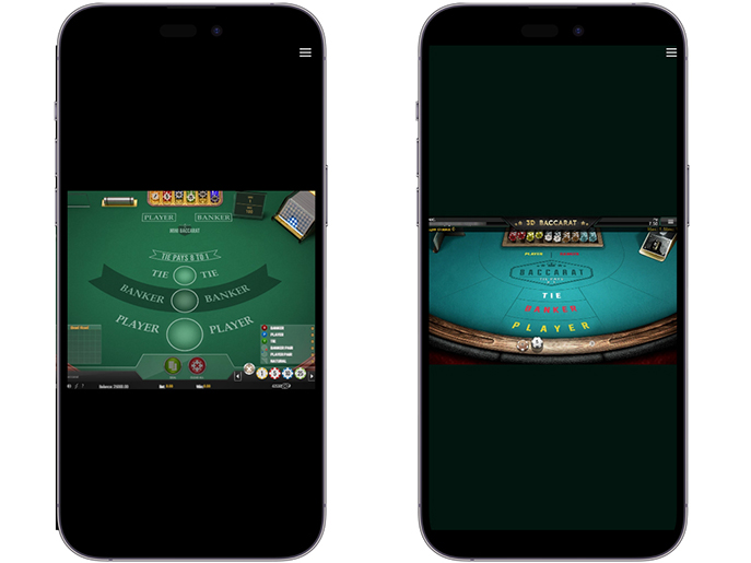 Баккара в мобильном казино