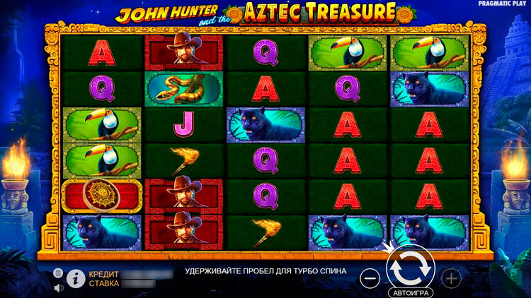 Дизайн игры John Hunter and the Aztec Treasure