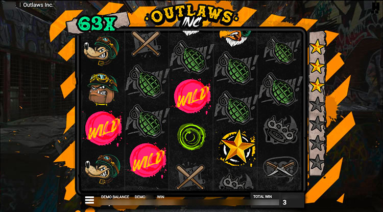 Фриспины в слоте Outlaws Inc