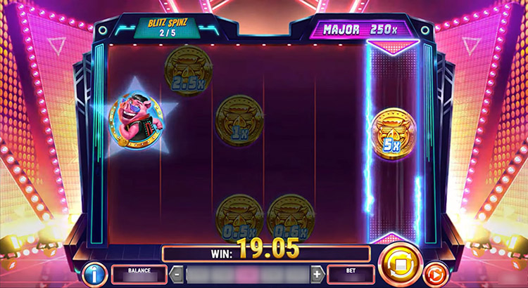 Бонус Piggy Blitz Disco Gold