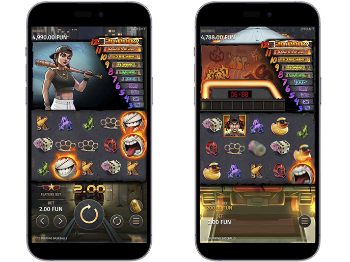 12 Burning Baseballs