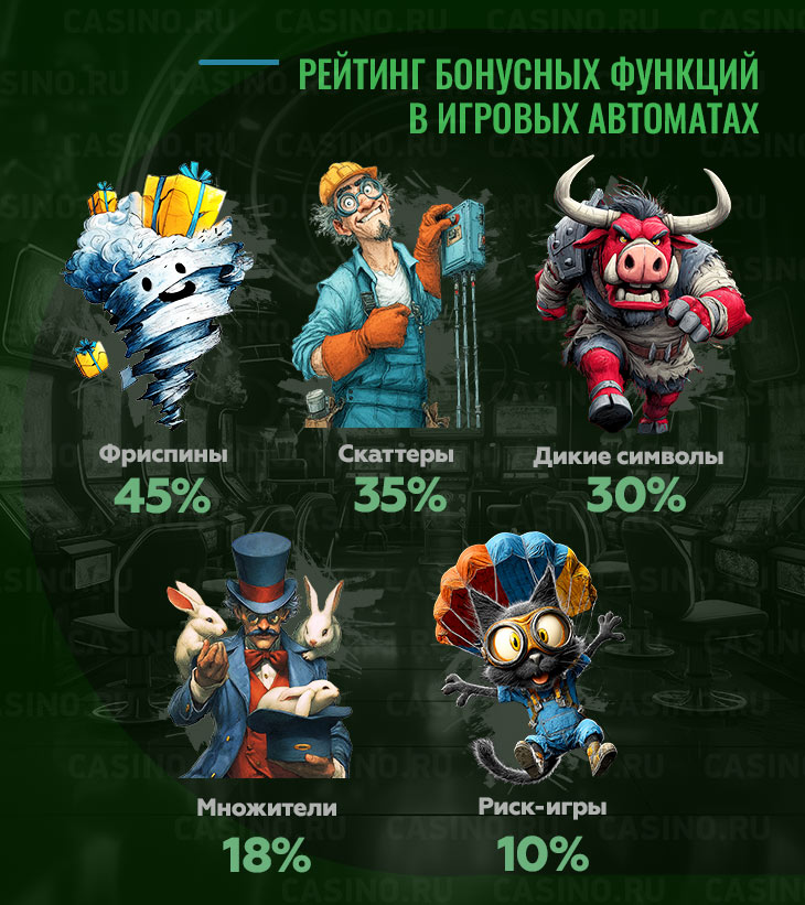 Рейтинг бонусов