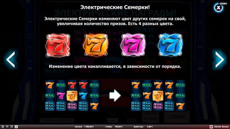 Electric sevens электрические семерки игровой автомат почему игры онлайн