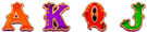 J, Q, K, A
