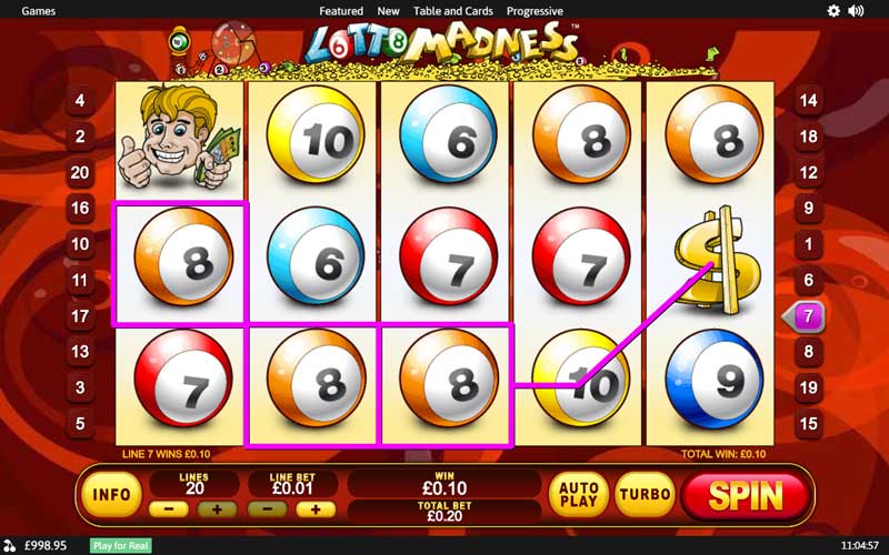 Play free lotto madness slot