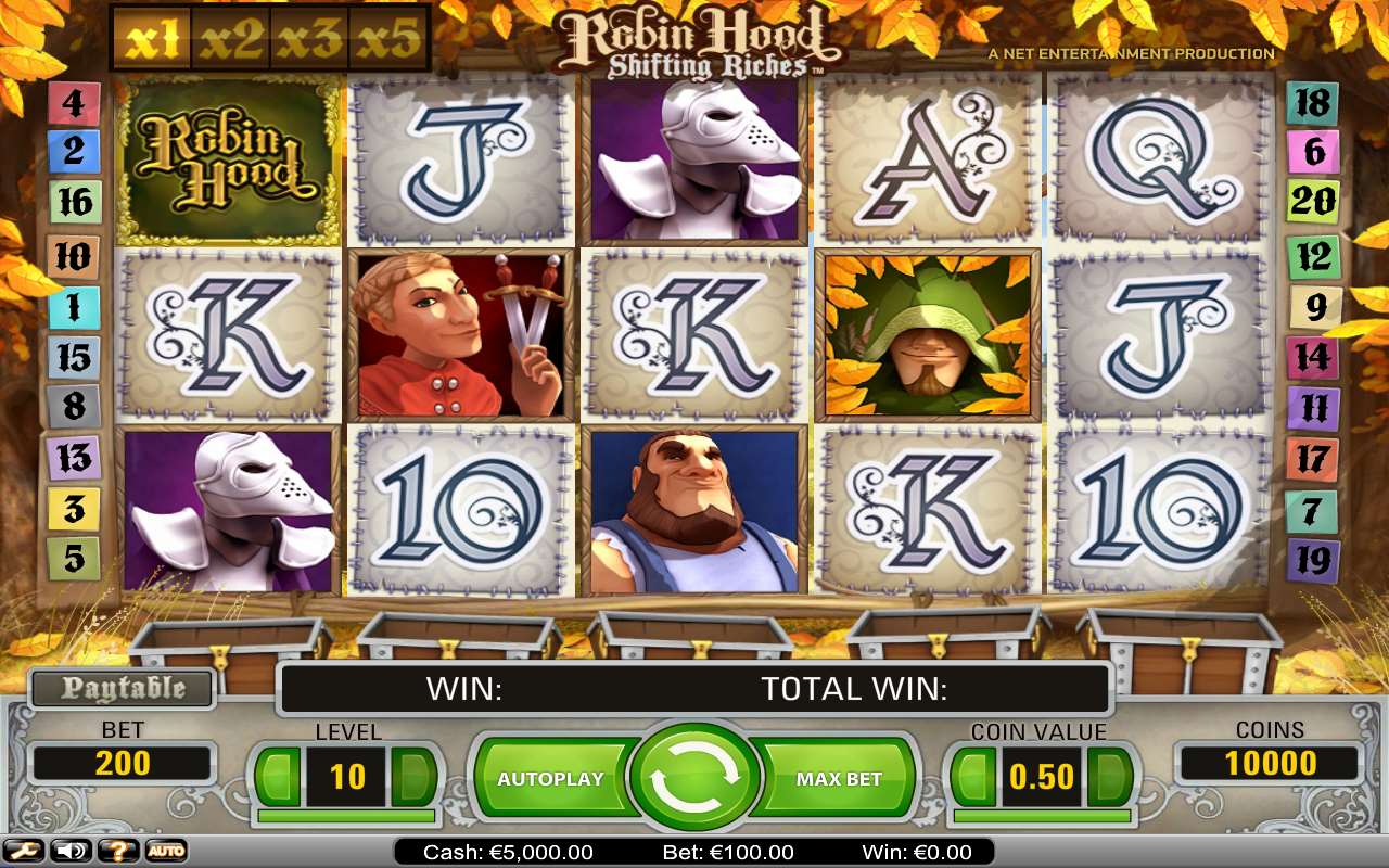 Free robin hood slot game