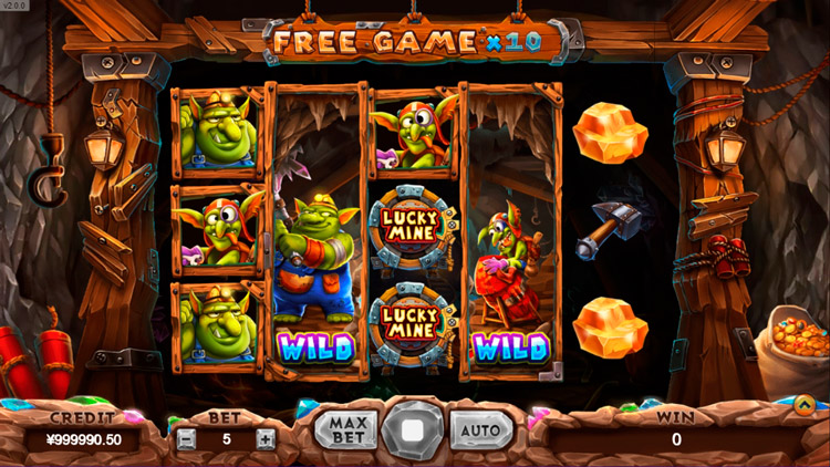 Заставка слота Goblin Mine